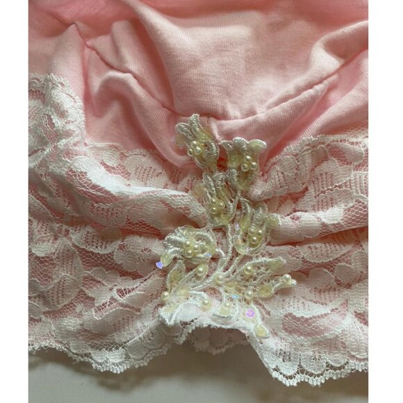 Vintage Turban Style Lace and Cotton Sleep Hat - Baton Rogue Louisiana - Picture 2 of 4